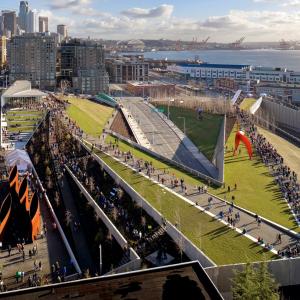 عکس - پارک موزه المپیک ( Olympic Sculpture Park ) در واشنگتن